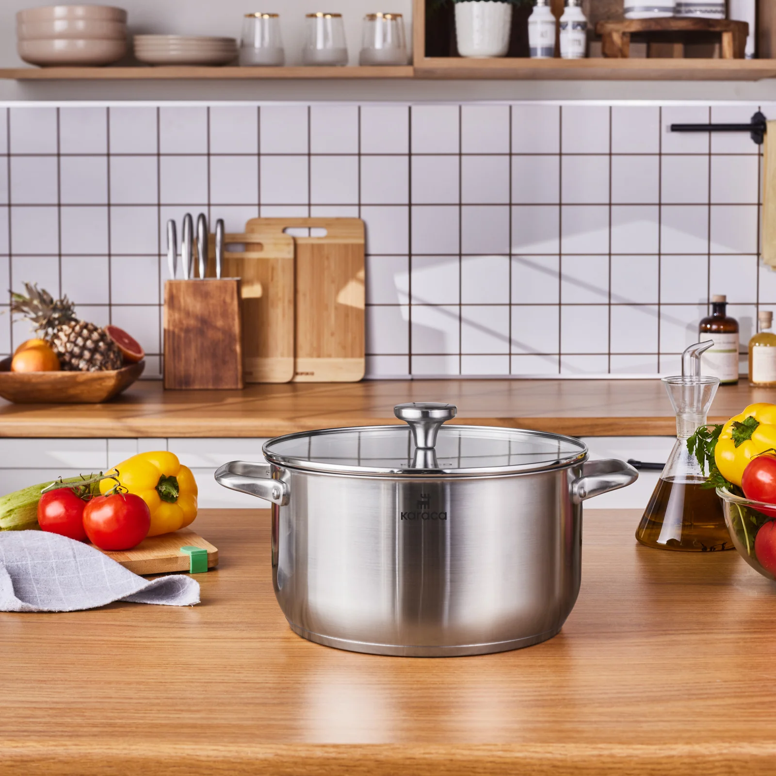 Karaca Elite, Stalen Pot, 26cm, 6.7L