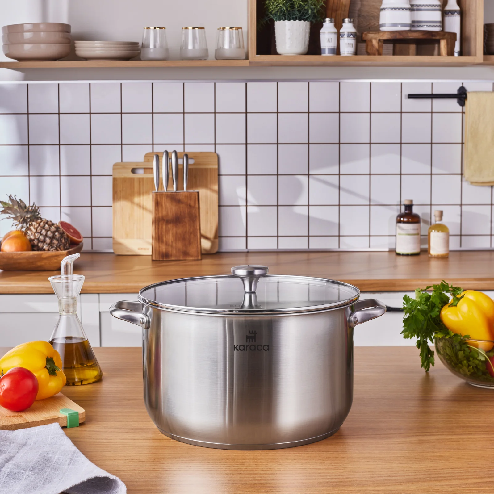 Karaca Elite, Stalen Pot, 30cm, 12.3L