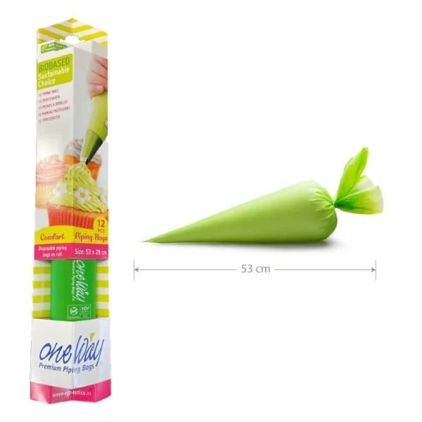 One Way Biobased comfort green Spuitzak wegwerp – Groen