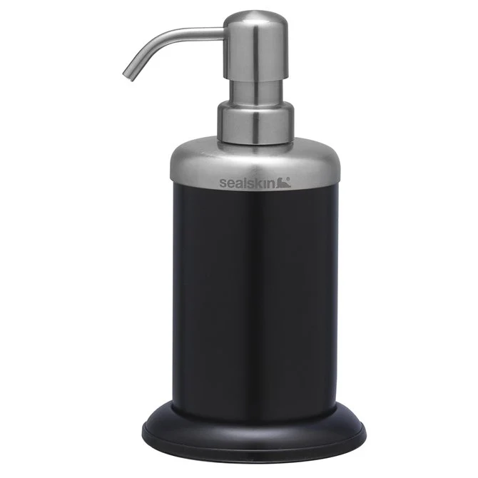 Sealskin Acero zeepdispenser Zwart – RVS design
