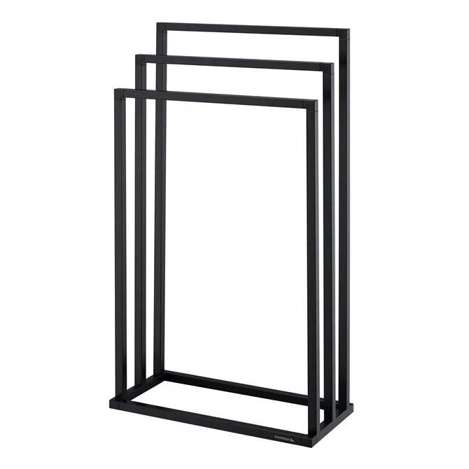 Tube Handdoekrek Square – Zwart