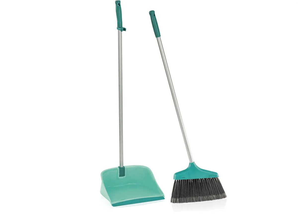 Leifheit Mariaset stoffer en blik lange steel – 90 cm
