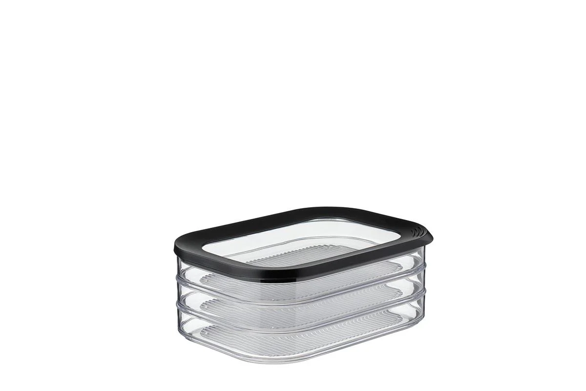 Mepal Modula Vleeswaren 550/3 – Zwart, 1650 ml
