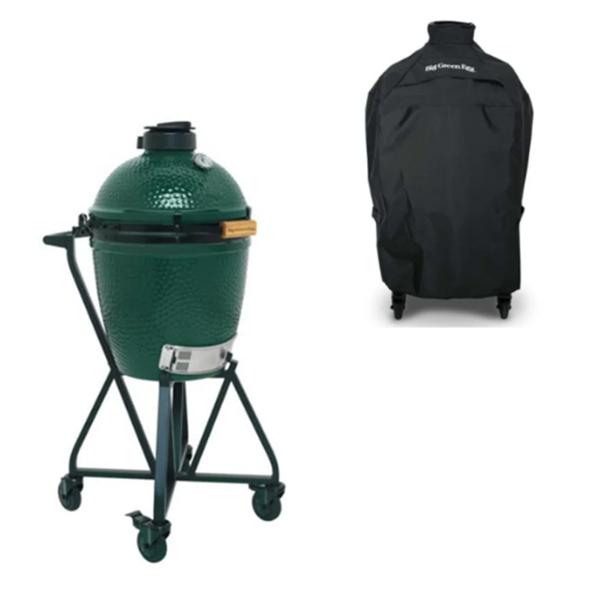 Big Green Egg Medium Ø40 cm met IntEGGrated Nest & Handler en hoes