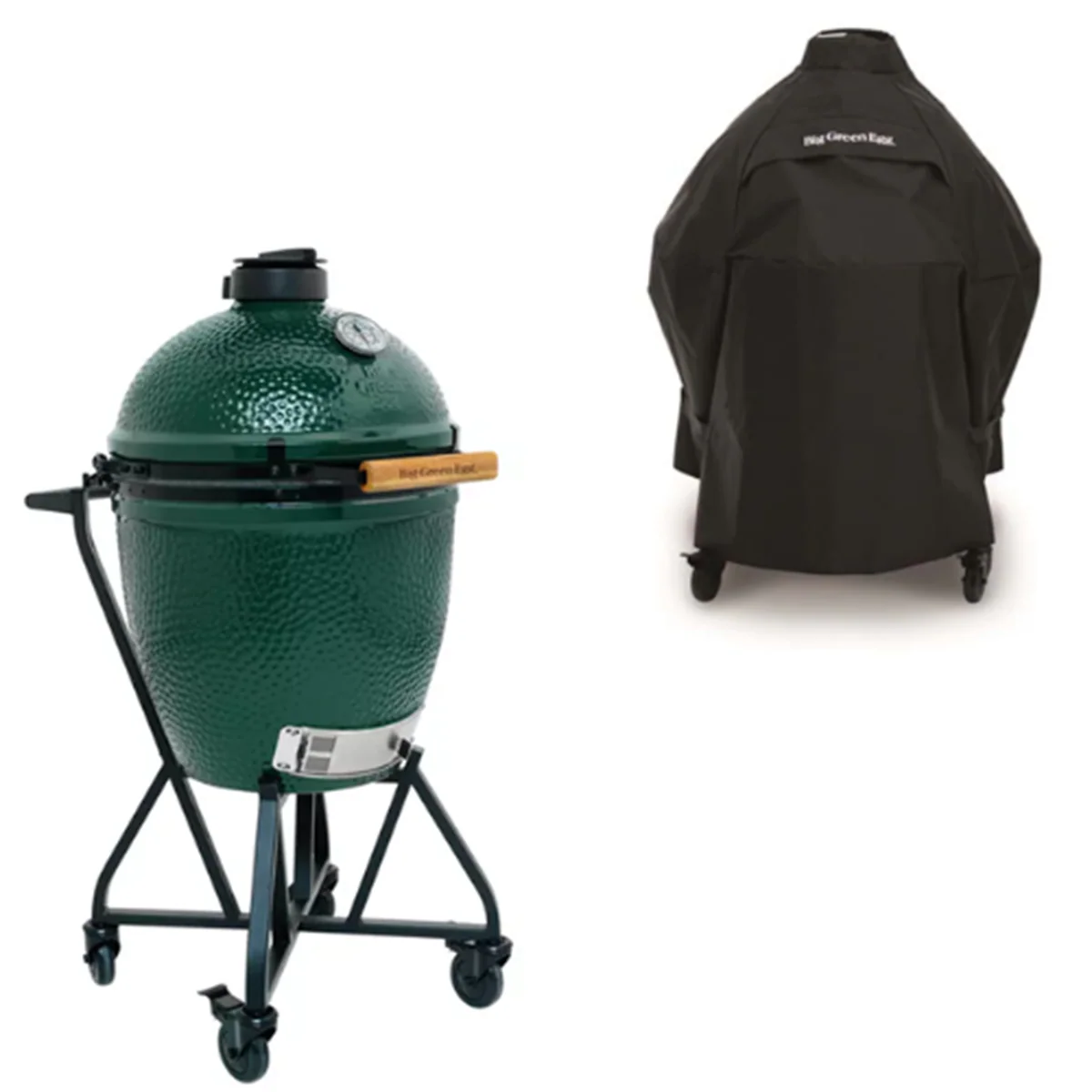 Big Green Egg Large met Integgrated Nest en hoes