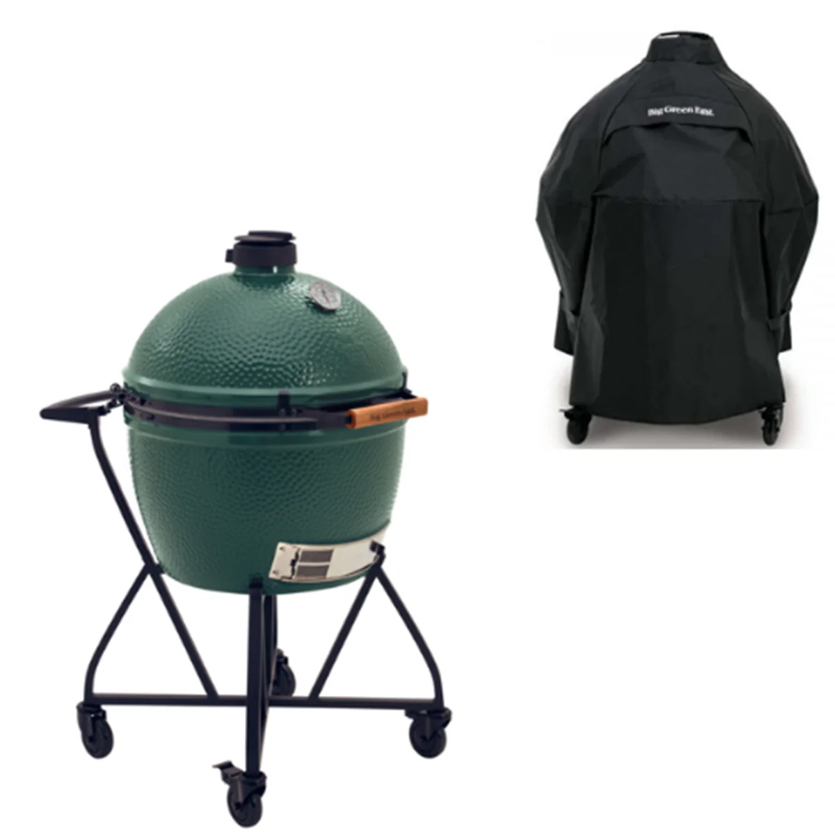 Big Green Egg XLarge Kamado BBQ Groen met IntEGGrated Nest