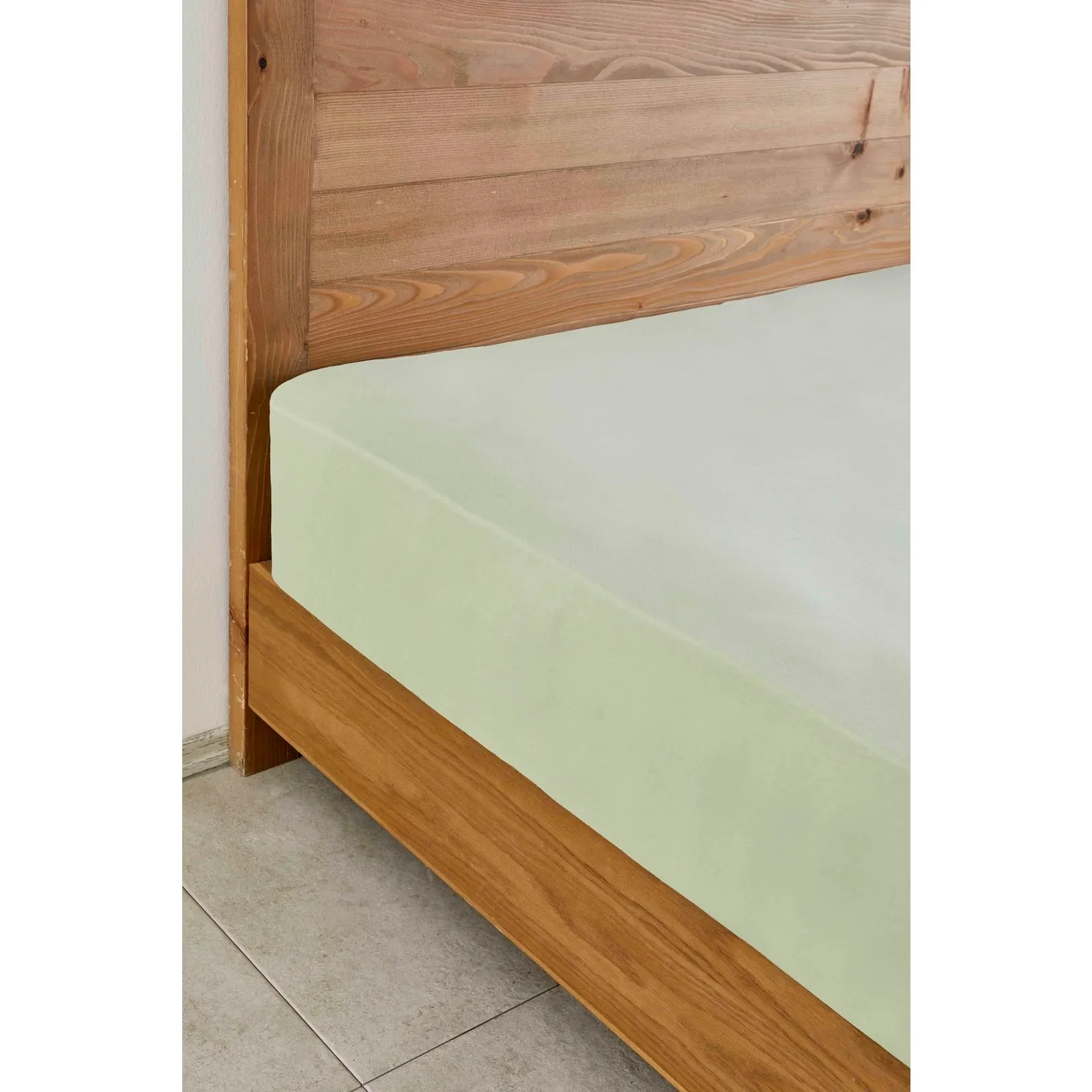 KH JERSEY FITTED SHEET OLIVE GREEN DEU (100X200+30)