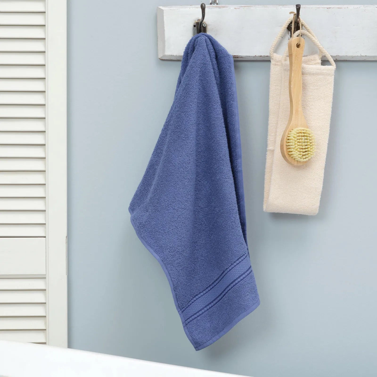 Karaca Home Daily Soft, 100% katoenen handdoek 50×90 cm, indigo