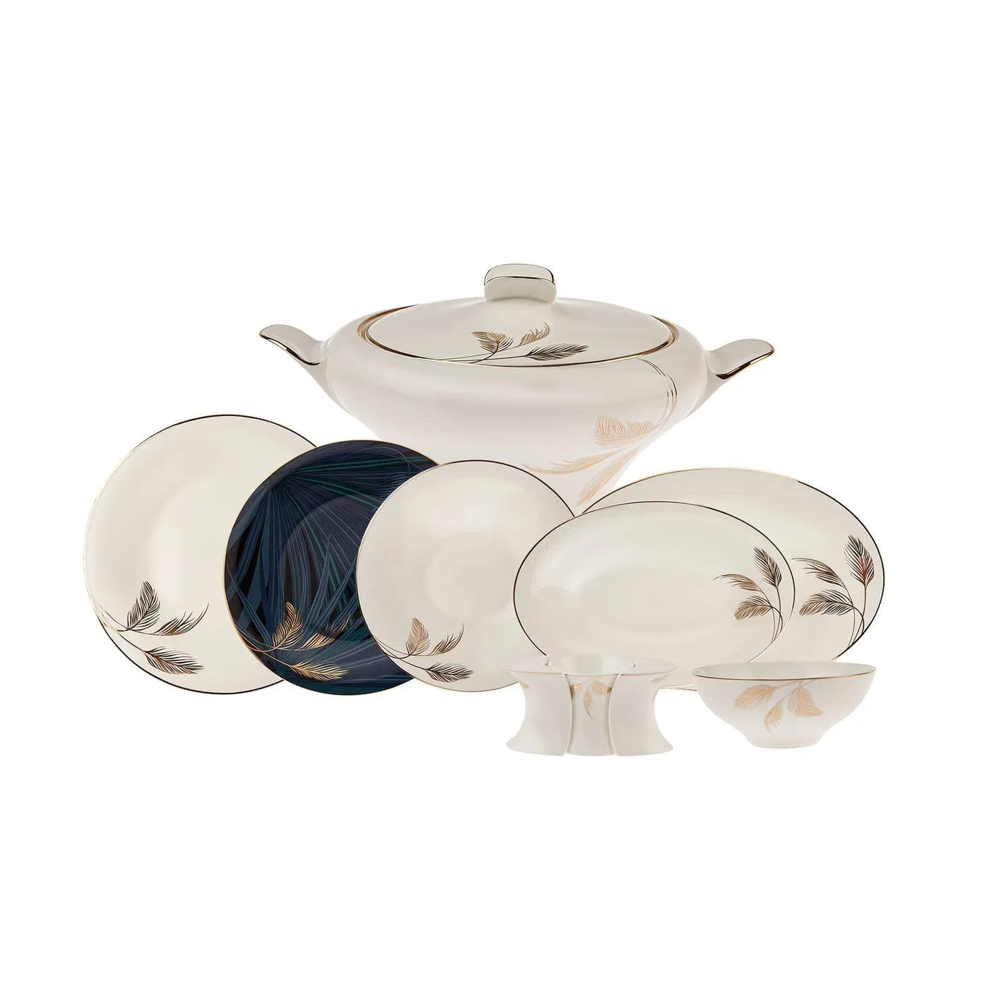 Karaca Fine Pearl Extra Selva – 62-delig servies voor 12 personen