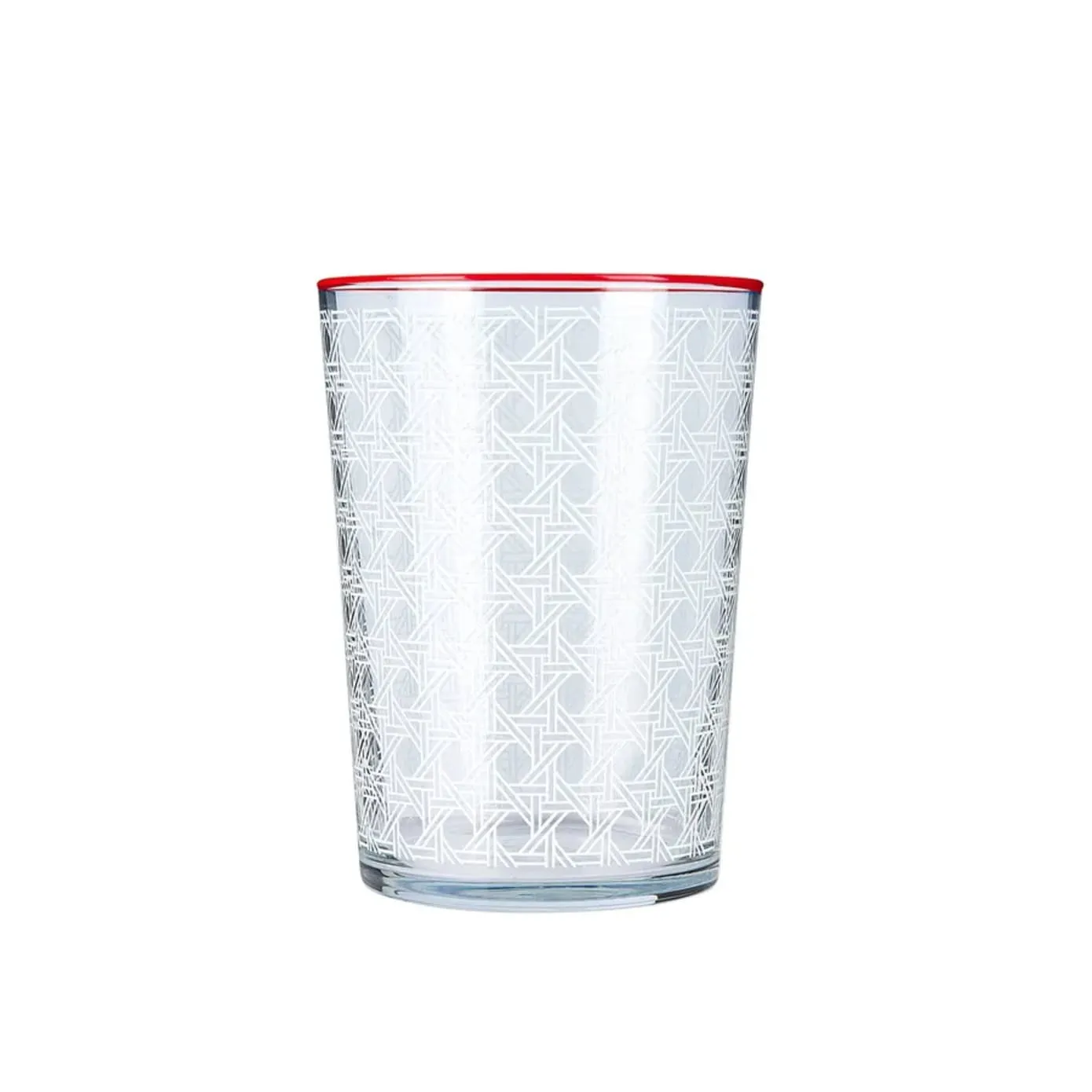 Karaca Blanco rood waterglas