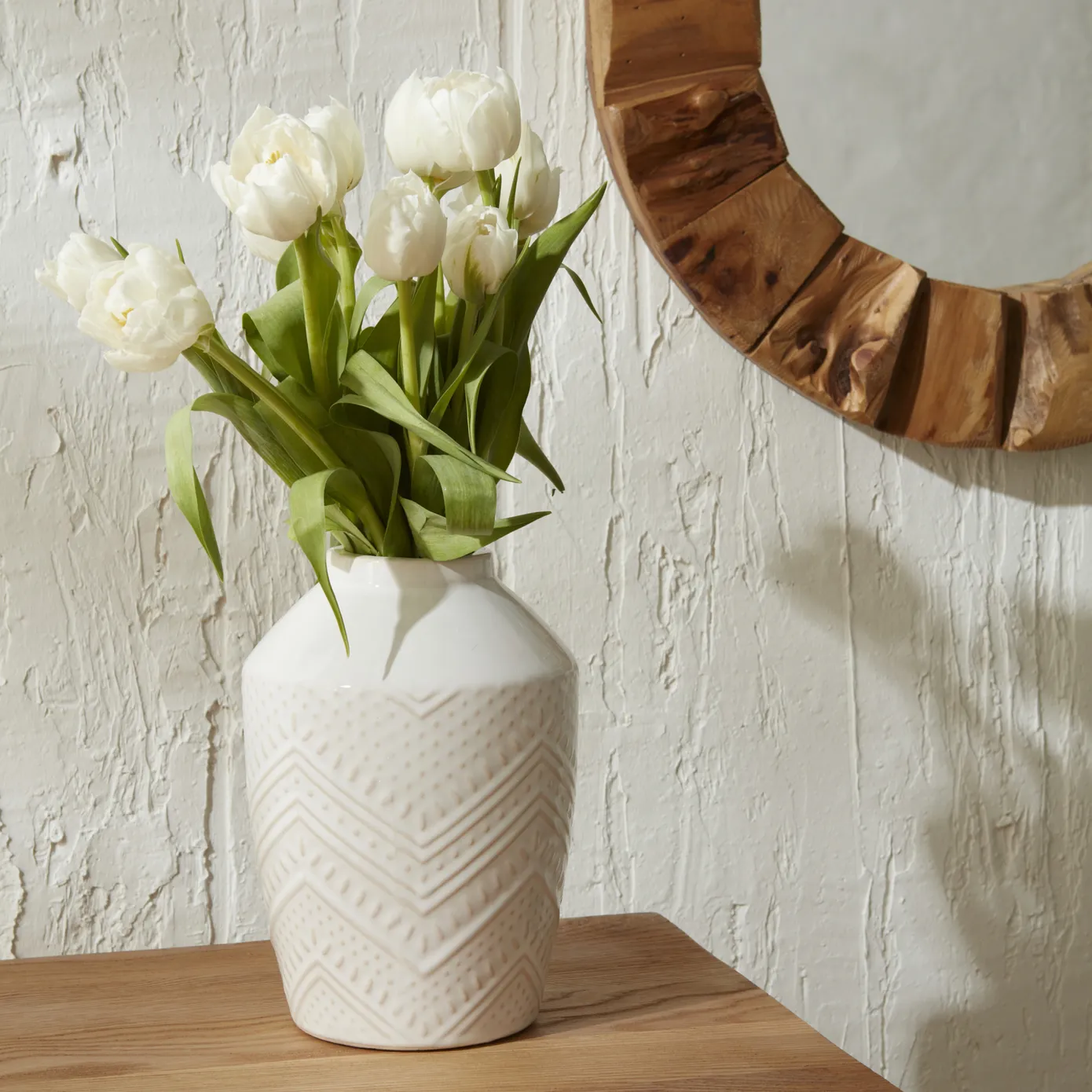Karaca Home Angel, witte vaas