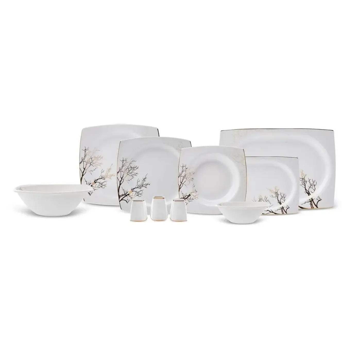 Karaca Autumn New Generation Bone 57-delige dinerset voor 12 personen