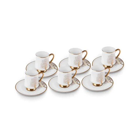 Karaca Afra Koffiekopje Voor 6 Personen, 90 Ml