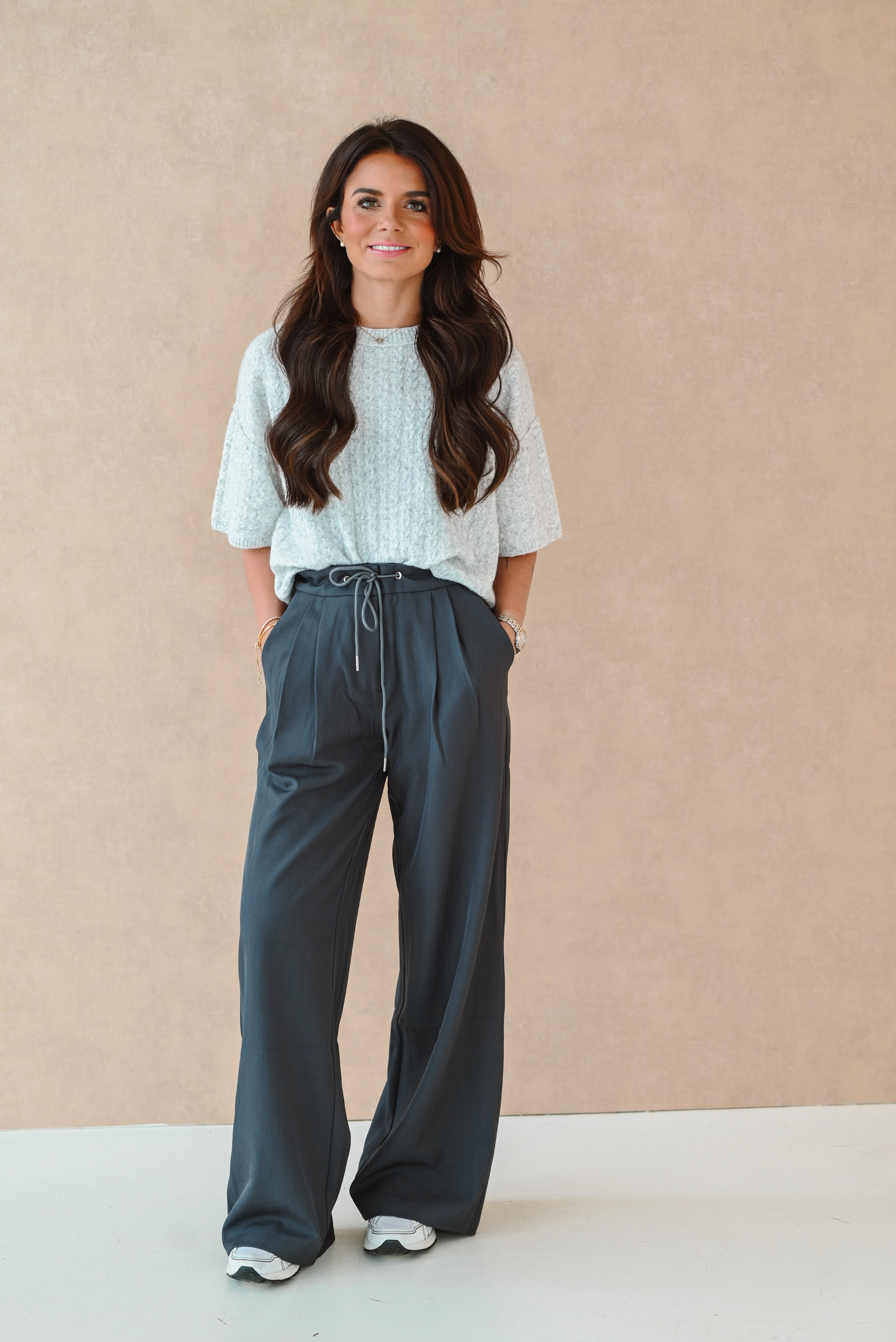 CARIVO BROEK DARK GREY