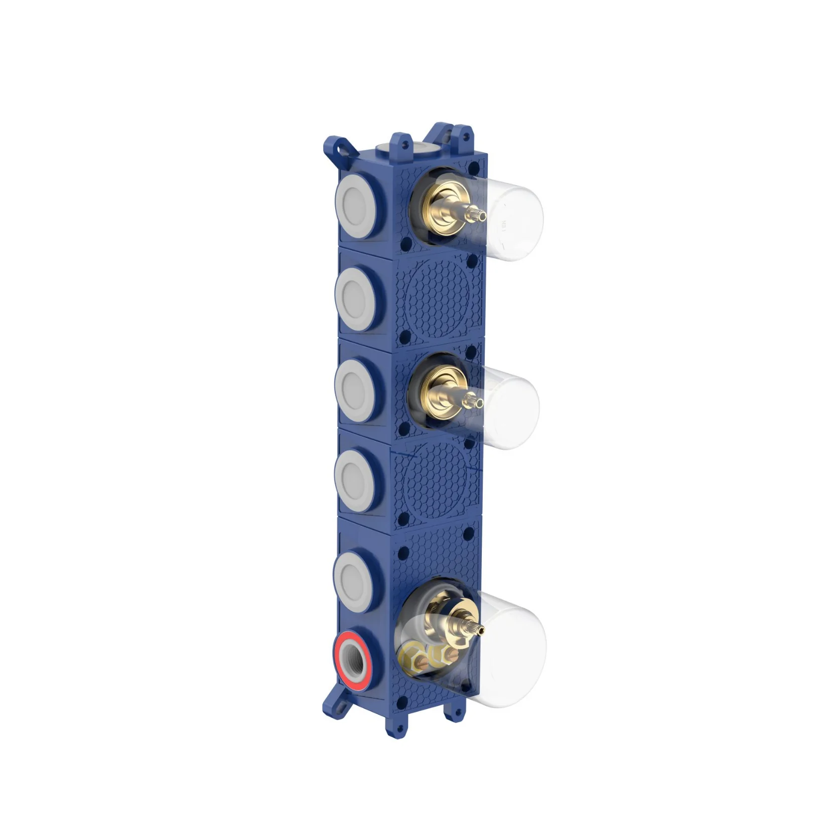 ALONI Stria inbouwbox voor douchemengkraan – 2-weg – thermostatisch – inbouw