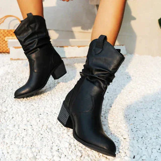 Camilla – Leren Western Cowboy Dames Laarzen