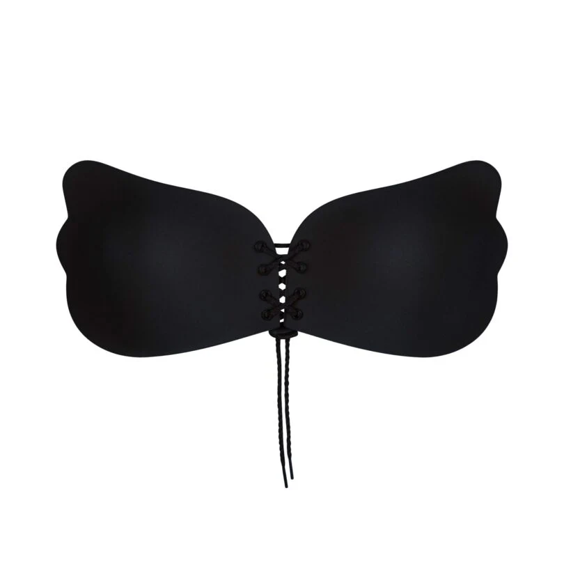 Zelfklevende Push-Up BH Zwart