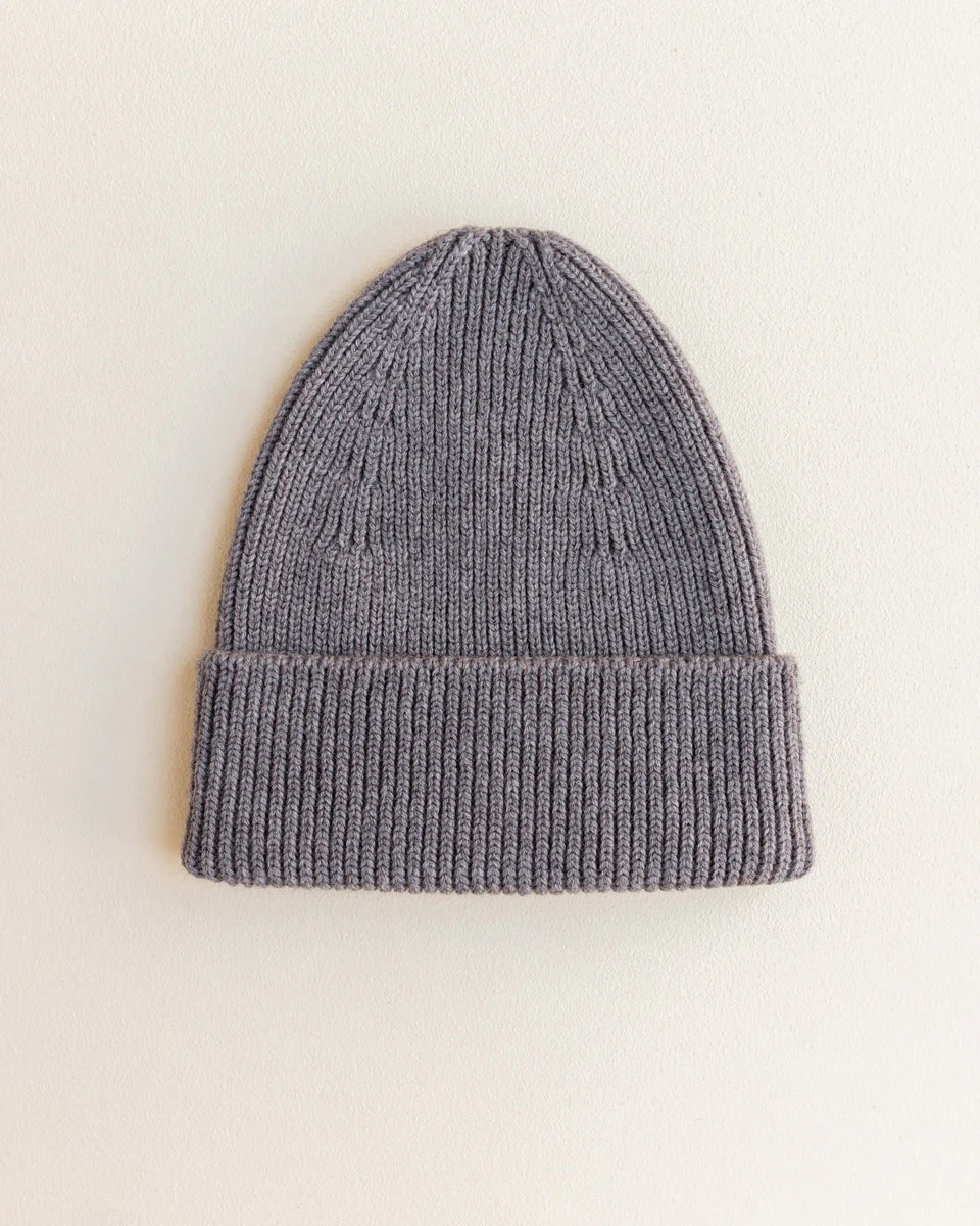 Beanie Fonzie Kids – 100% extra fine Italiaanse merino wol – HVID