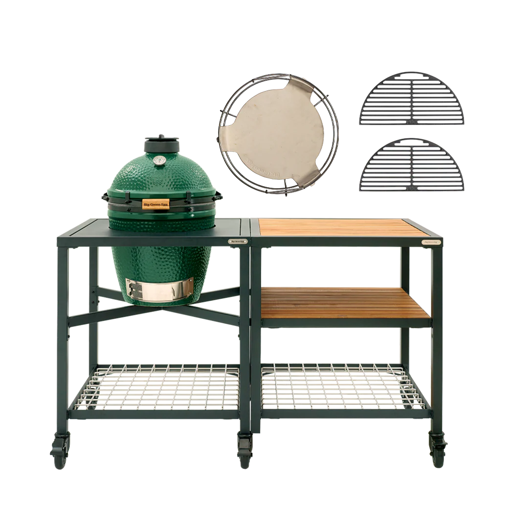 Big Green Egg Outdoor Kitchen Medium Groen – Compleet Frame Pakket