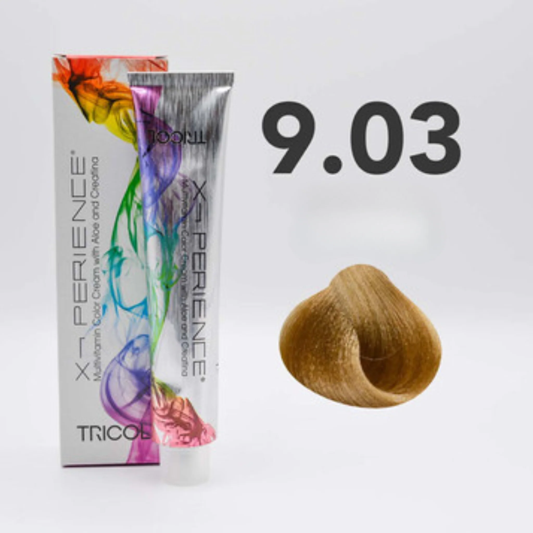 Tricol Xperience – Permanente Haarverf-9.03-18K goudblond- 100 ml