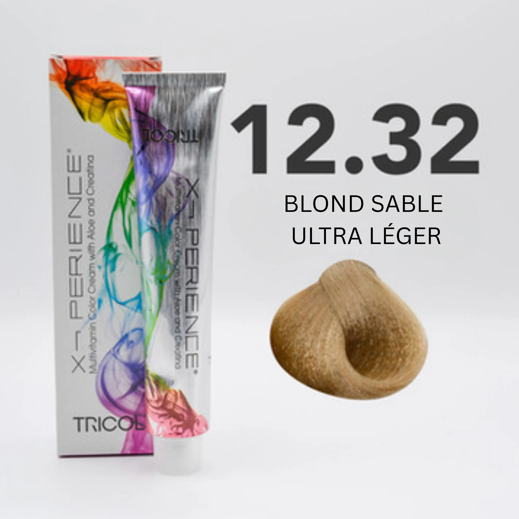 Tricol Xperience – Permanente Haarverf – 12.32 – Ultra Licht Zandblond – 100 ml