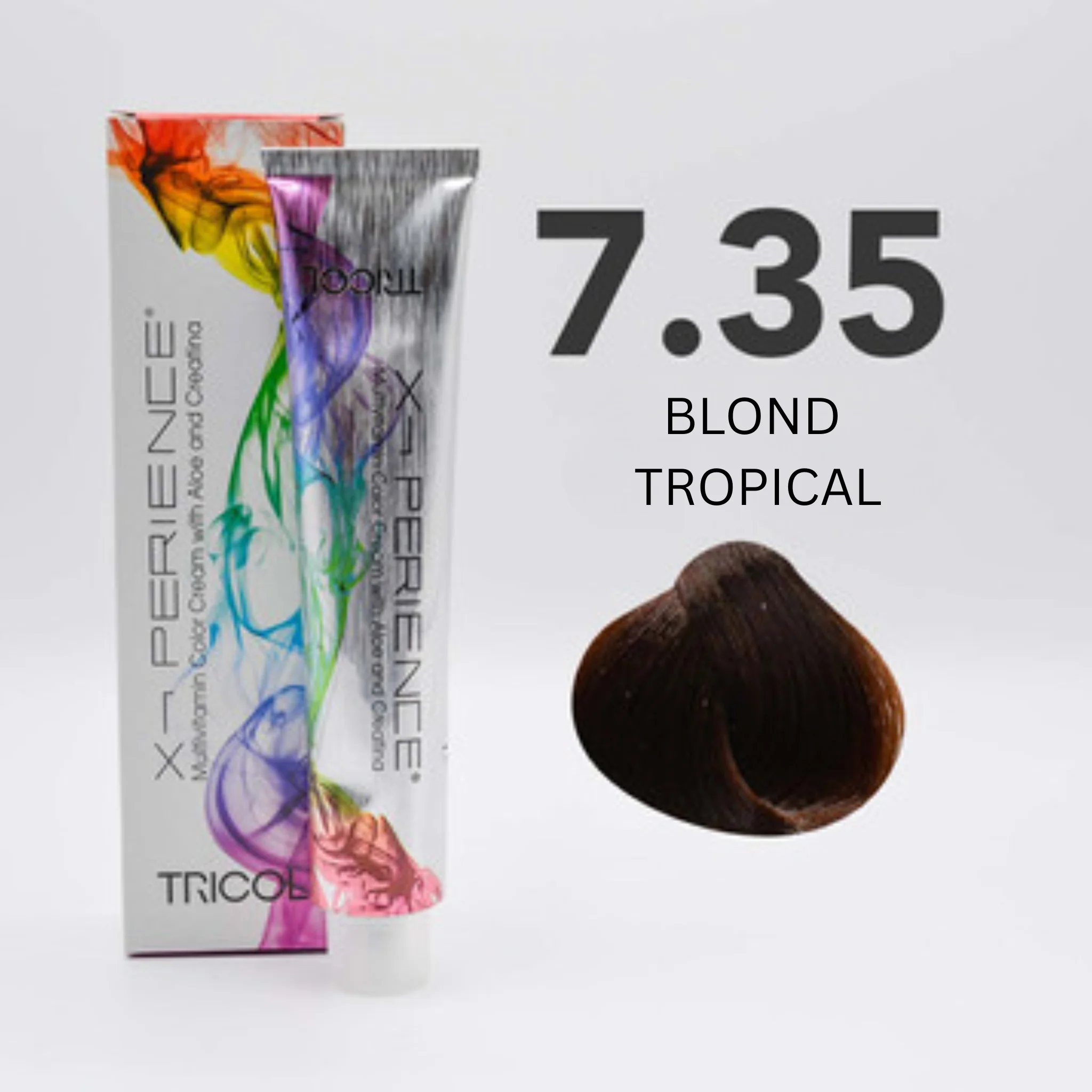 Tricol Xperience – Permanente Haarverf- 7.35 – BLOND TROPICAL – 100 ml