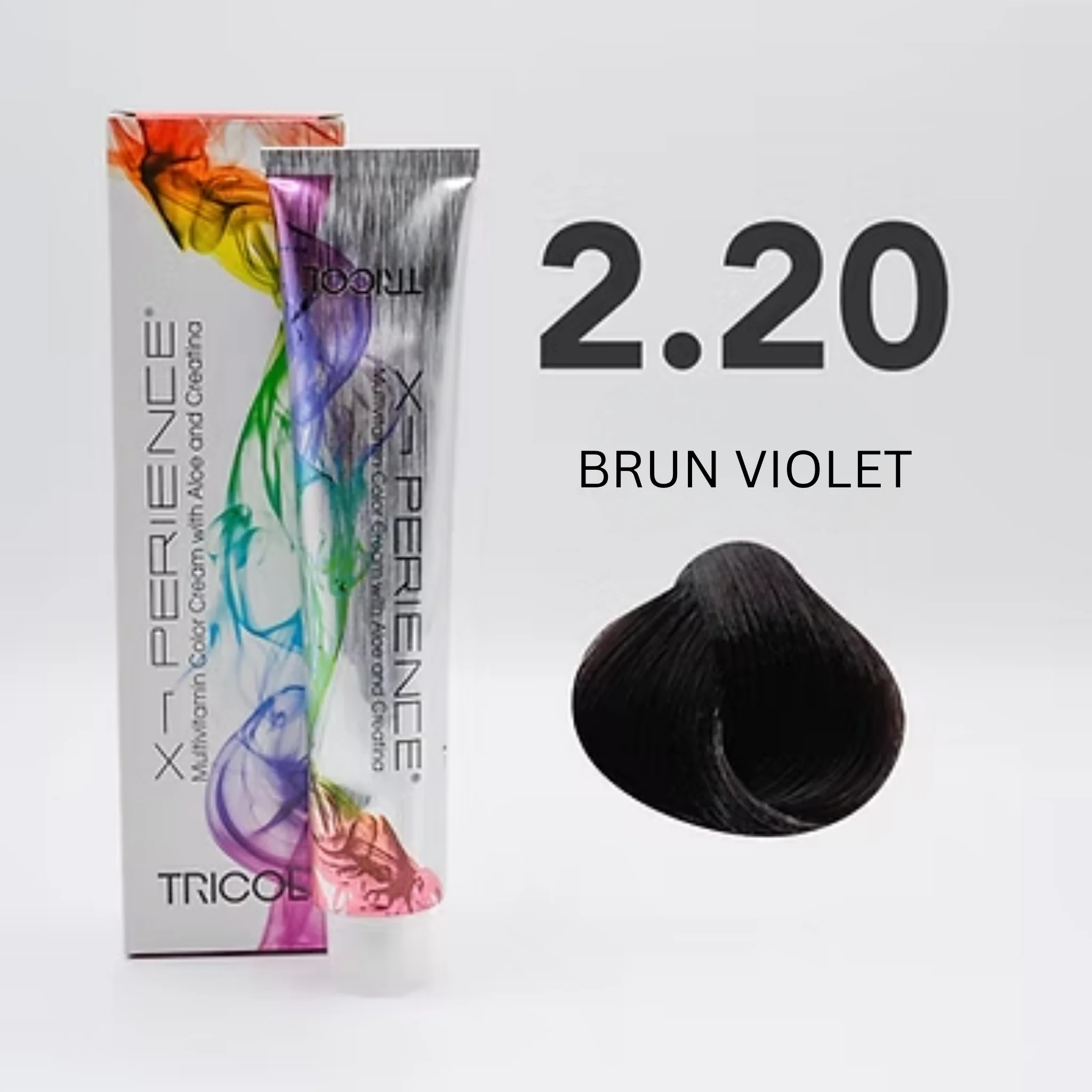 Tricol Xperience – Permanente Haarverf – 2.20 – Violet Bruin – 100 ml