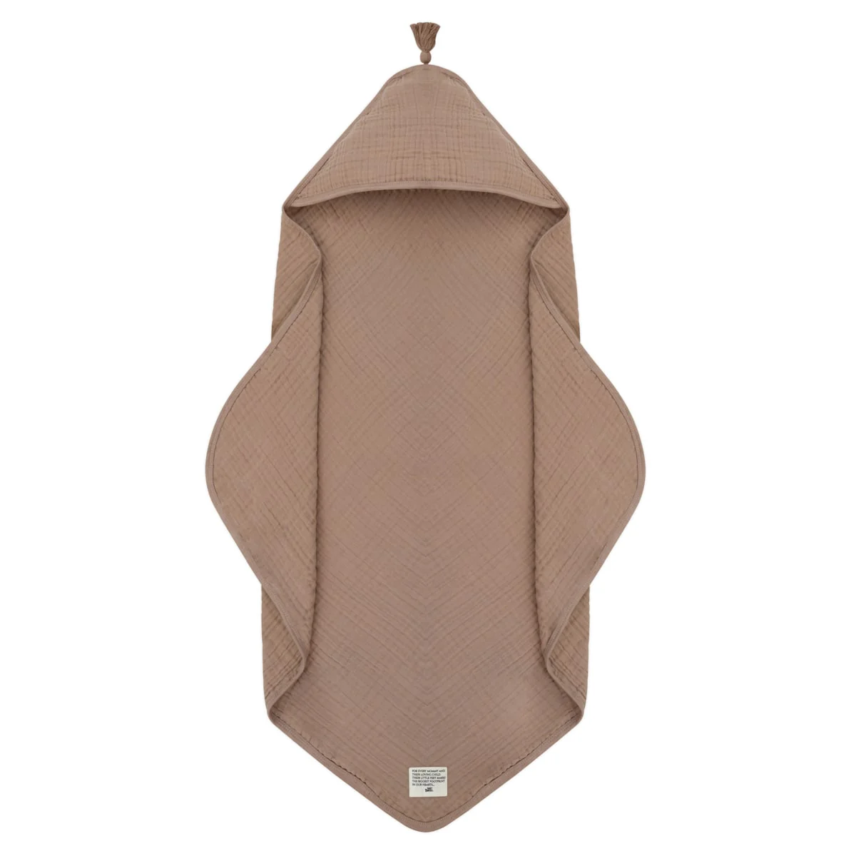 Badcape Baby – Omslagdoek – Burro – Bruin – Biologisch katoen – Baby Bello