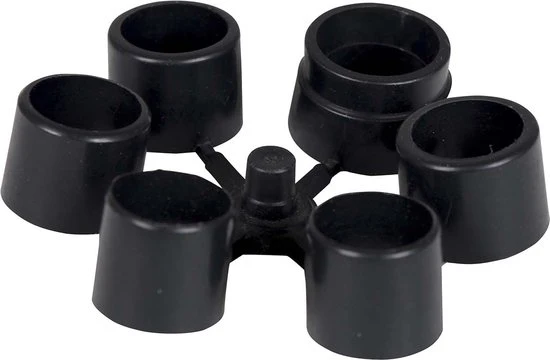 BC Pompverloop nippels ZB/1 – Set van 5 – Zwart