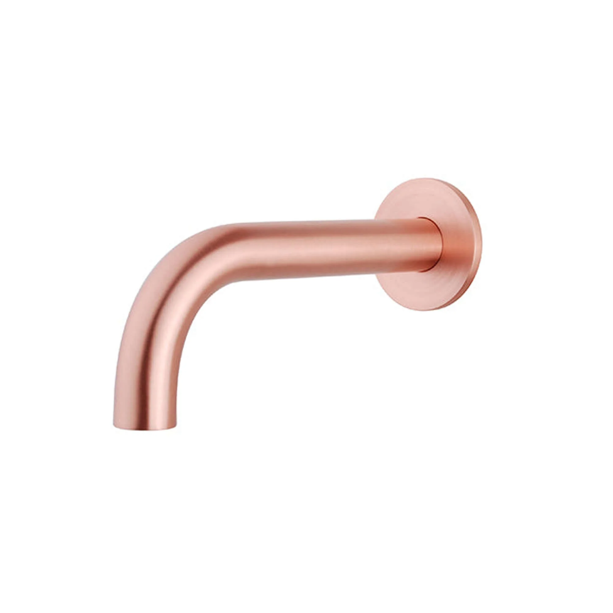 Caral baduitloop rond 20 cm 1/2” geborsteld koper