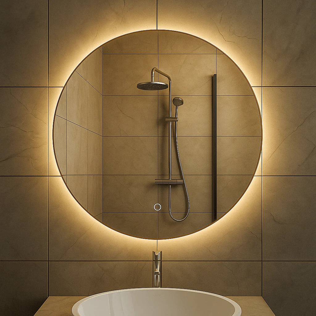 Soul Ronde Spiegel Wiesbaden met LED Verlichting en Verwarming in 100 Cm