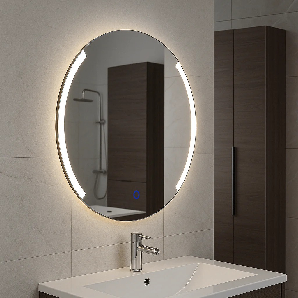 Ronde Dimbare LED Spiegel Wiesbaden Condensvrij 60 cm