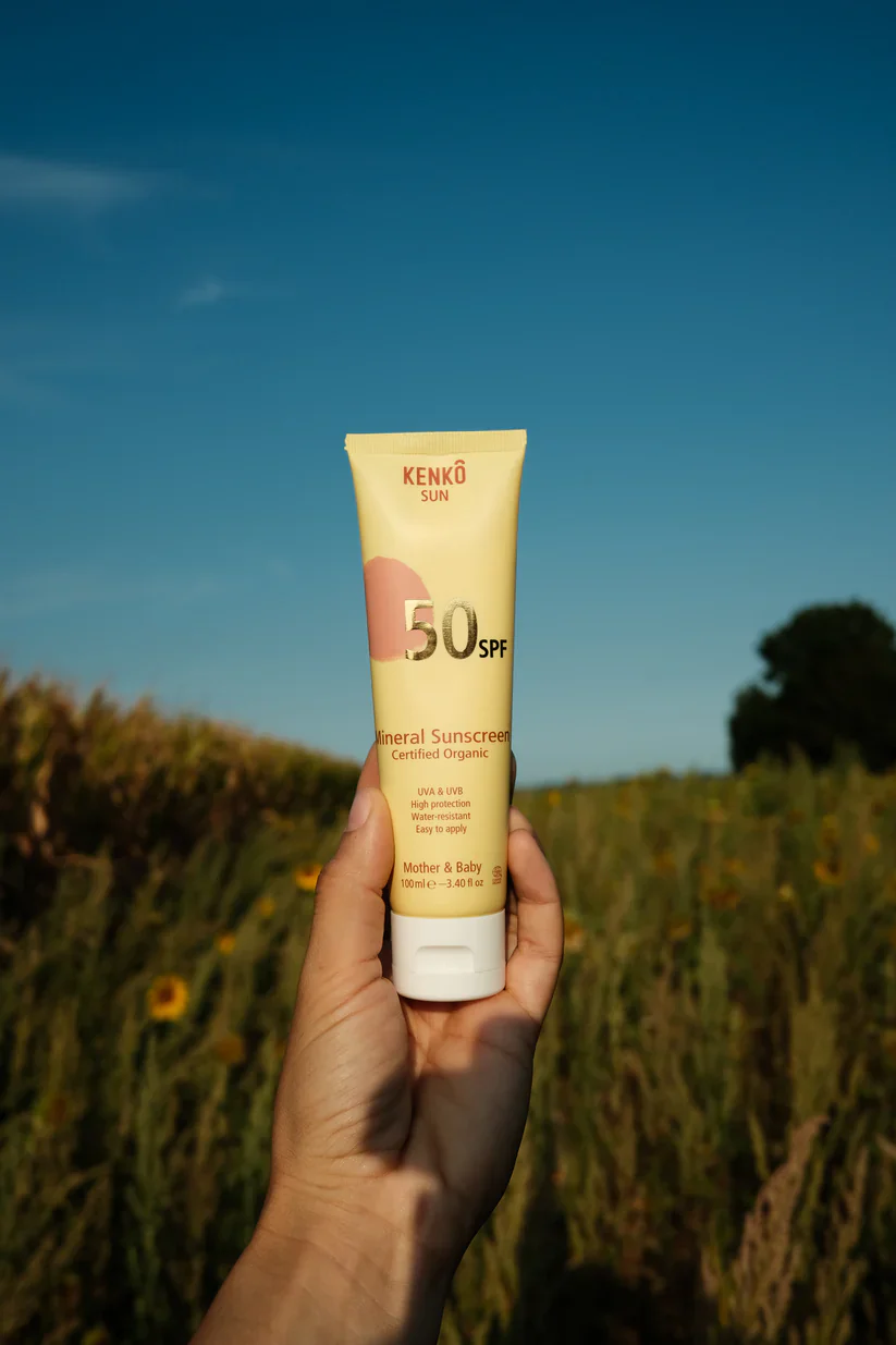 Mineral Sunscreen – SPF 50 – Mother & Baby – Water resistant – Organic – Kenkô