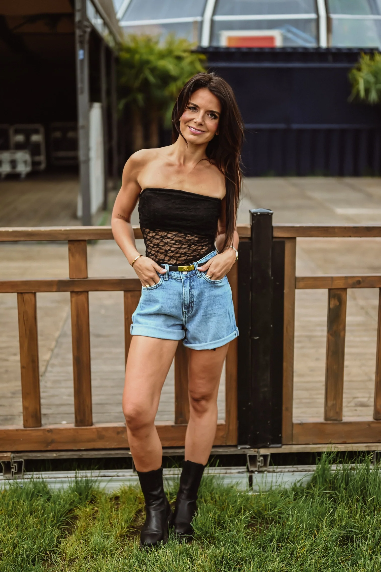 LARISA SHORT LIGHT BLUE DENIM