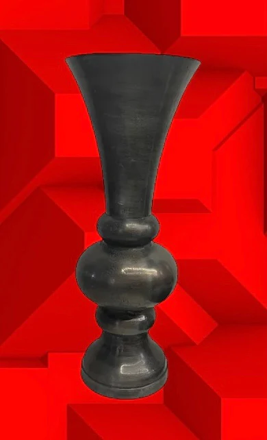 Design Vaas 60cm antraciet