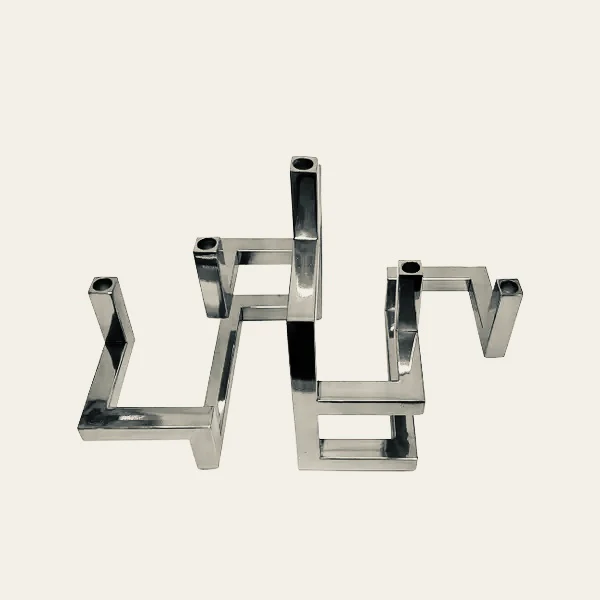 Design Kandelaar zilver