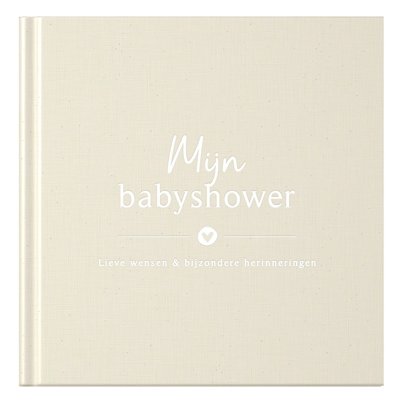 Baby invulboekje – Invulboek Mijn Babyshower – Linnen Beige – Fyllbooks