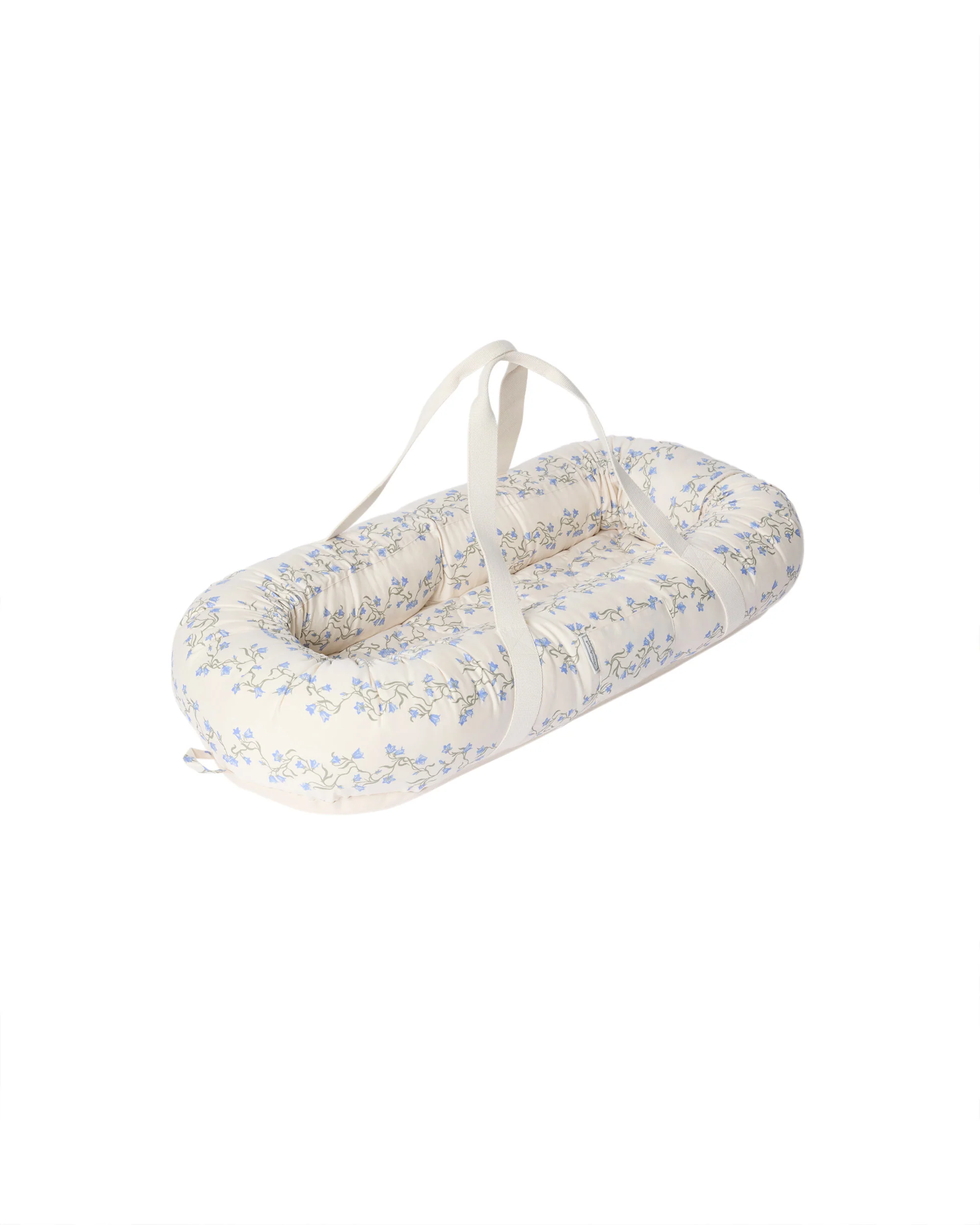 Baby Nest – Bellflower – Babylft – Biologisch katoen – Blauwe bloemen – Garbo & Friends