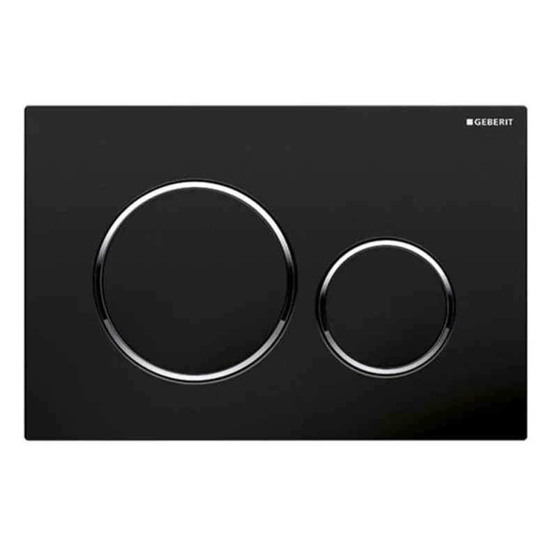 Geberit bedieningsplaat Sigma-20 Type: 115.882.KM1 Glanszwart / chroom