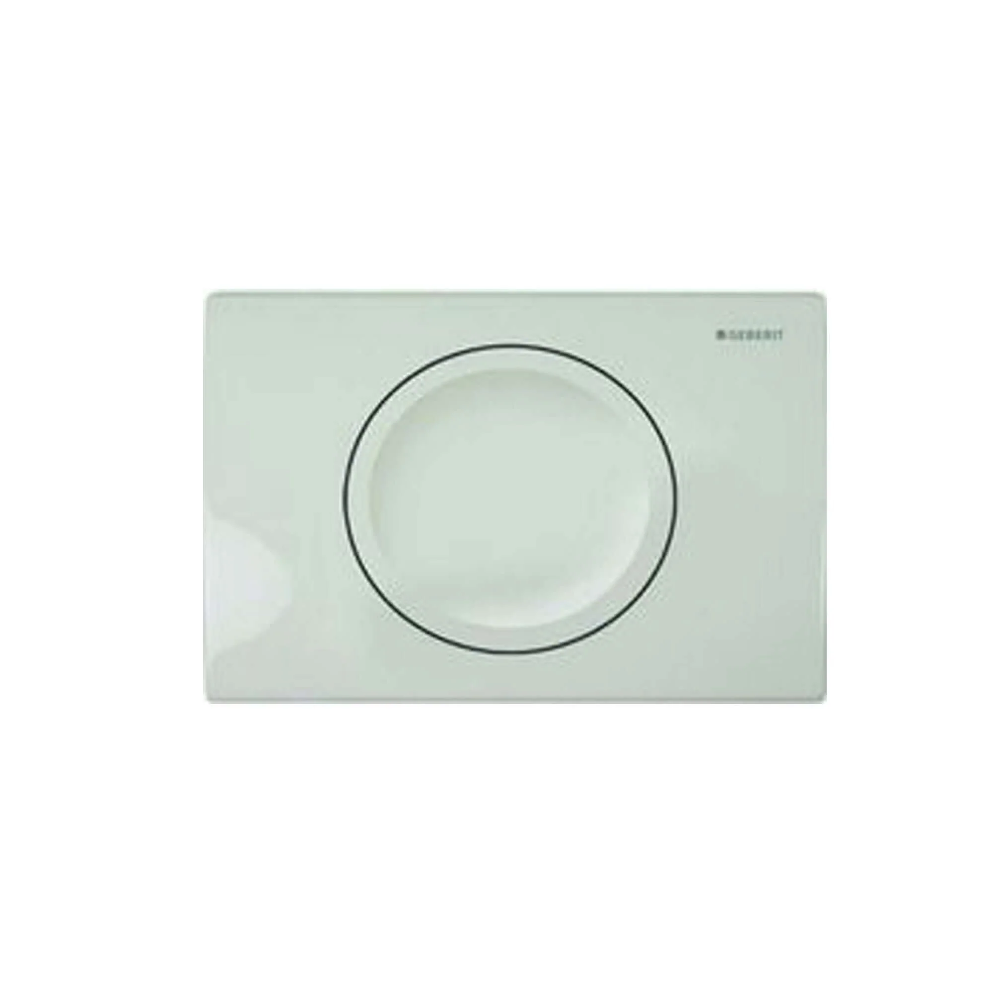 Geberit Delta-15 enkele drukplaat wit