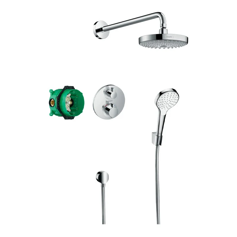 Hansgrohe Croma Select E 1jet opbouw Douchemengkraan Chroom