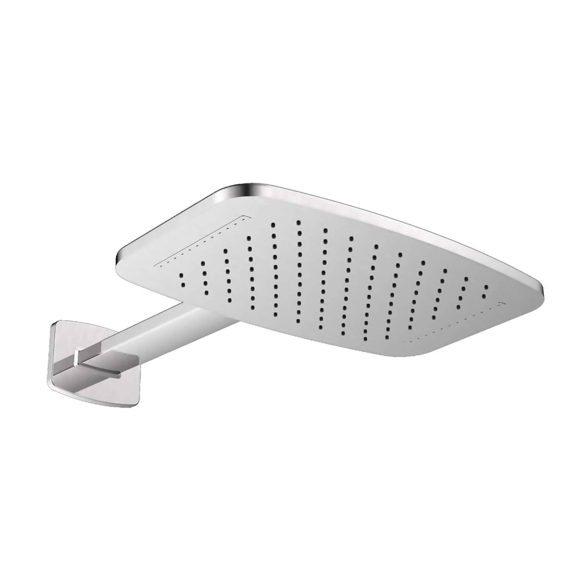 Hoofddouche met watervaldouchearm Wiesbaden 40,4×25,4 cm in chroom