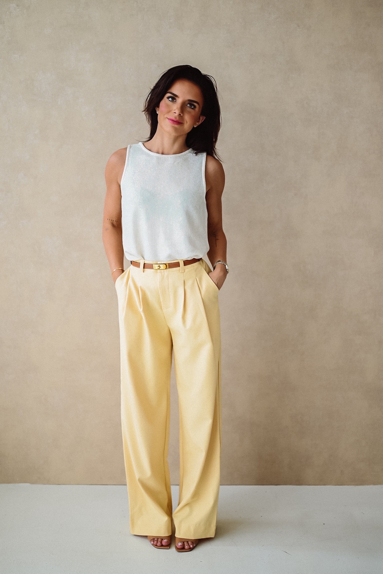 CAMI PANTALON BUTTER YELLOW