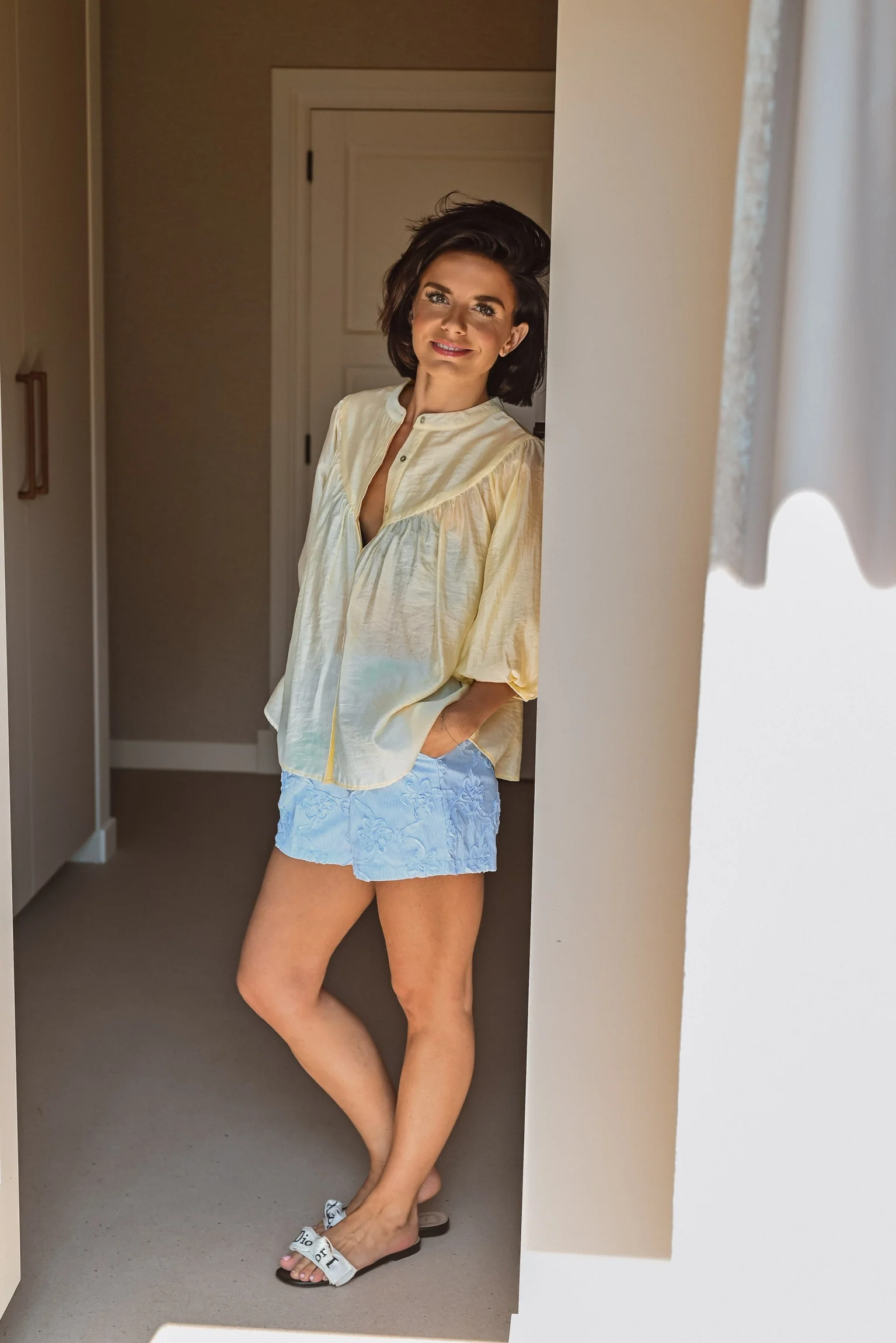 ROSA SHORT LIGHT BLUE