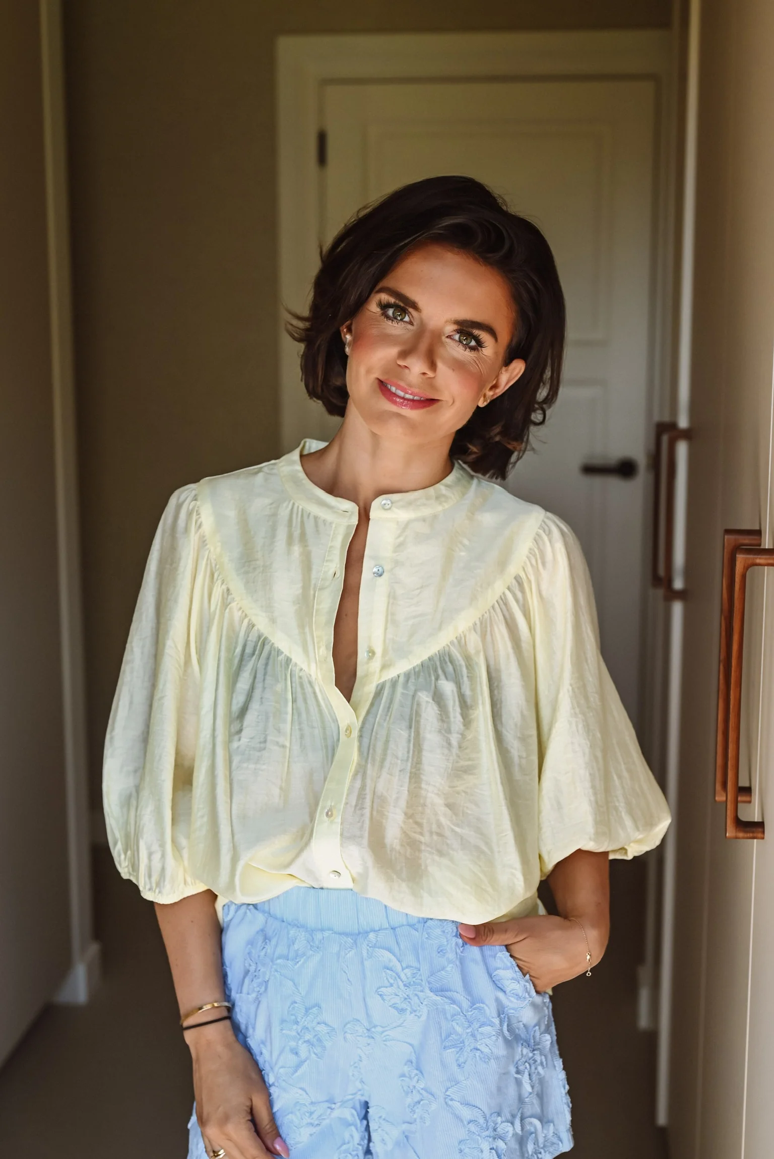ANA BLOUSE LIGHT YELLOW