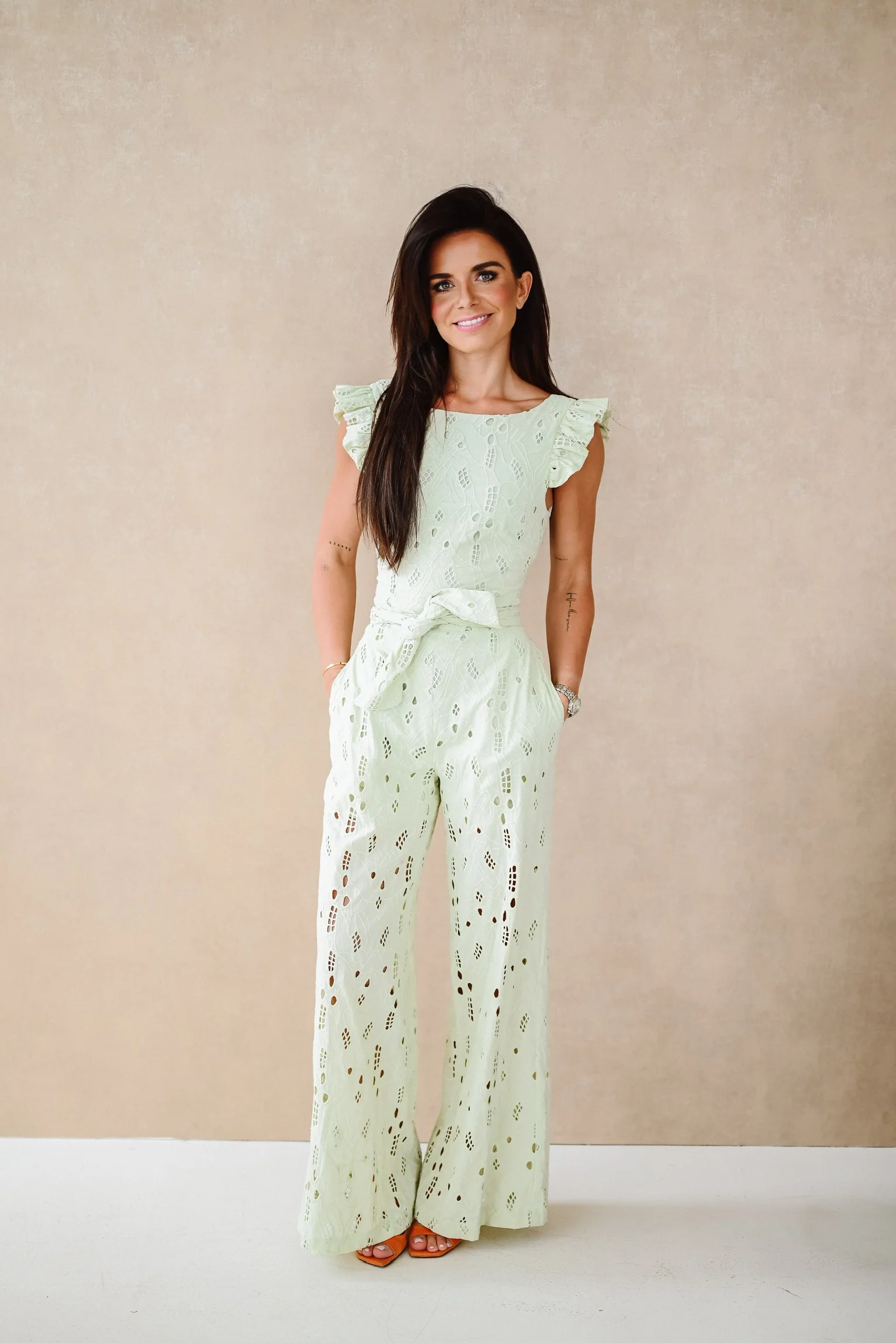 KELLY JUMPSUIT SOFT LIME