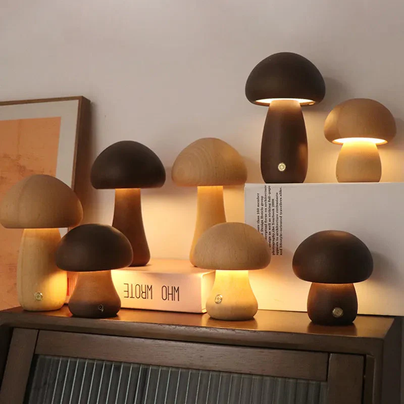 MushLight – Unieke draadloze paddenstoel tafellamp