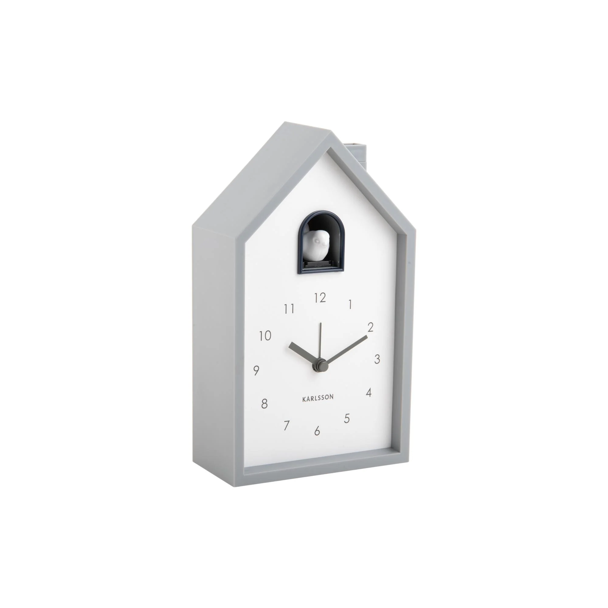 Karlsson Modern Cuckoo Wekker – Mouse Grey