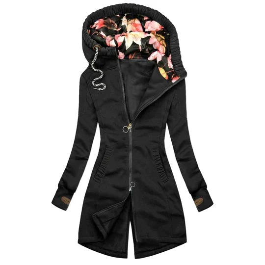 Bianca – Comfortabel Lange Winterjas Met Capuchon Dames