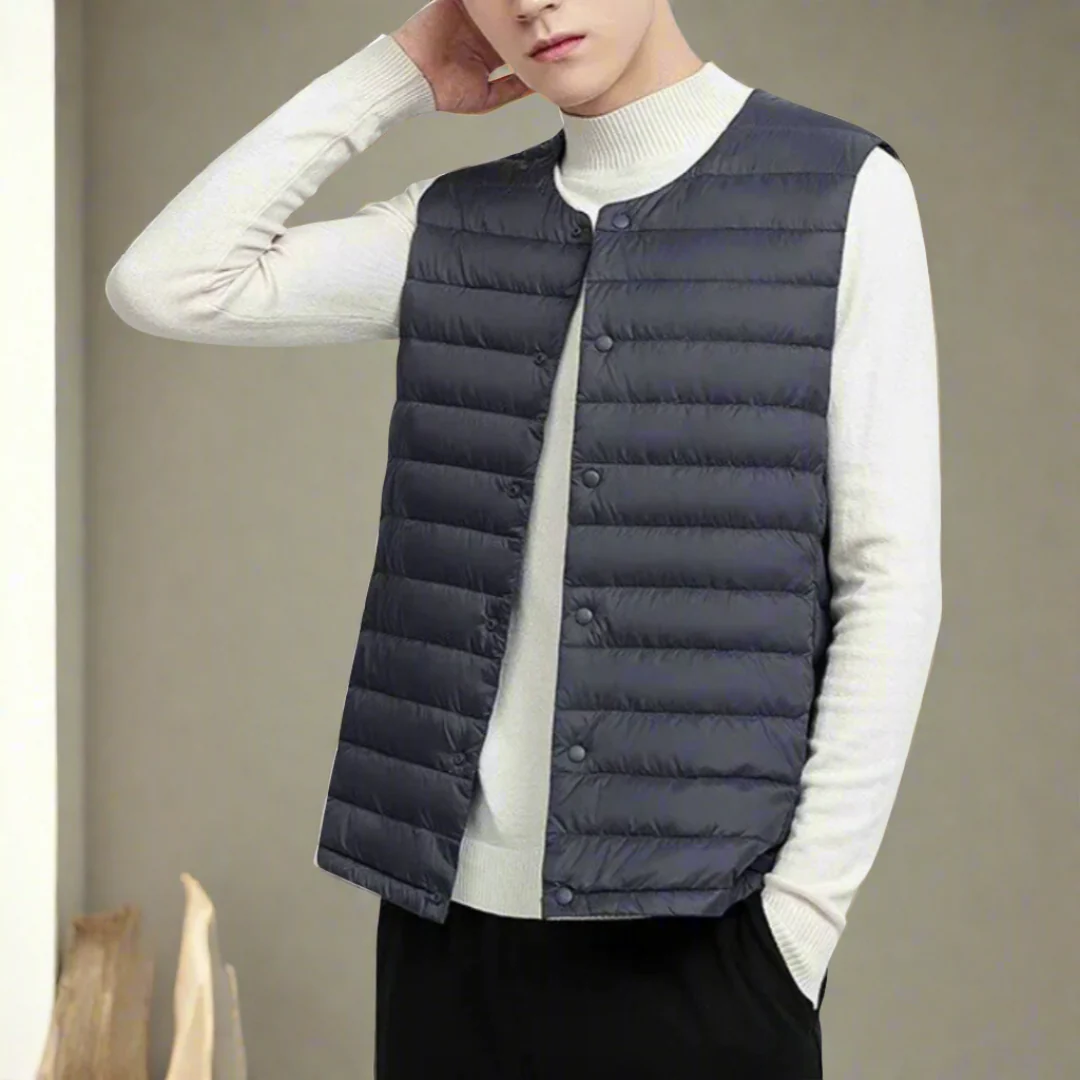 Comfortabel Lichte Gewatteerde Bodywarmer Voor Heren – George